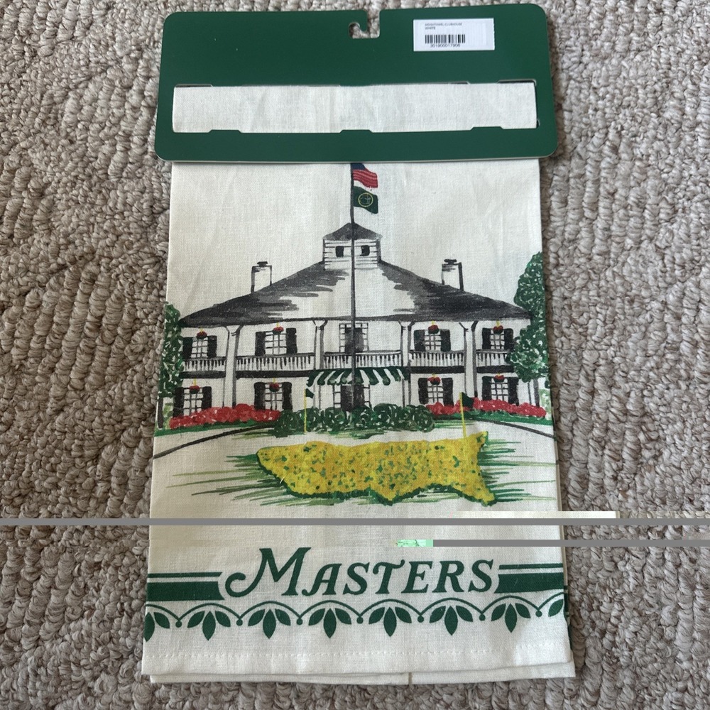 2026 Masters Dish Towel Clubhouse Special Edition Cloth Golf Made In Italy NWT